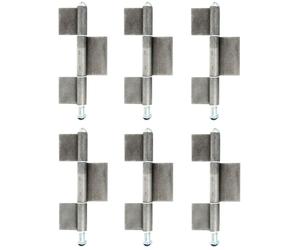 Gustav Alberts Bande de construction 240x50x Ø 16x70x100mm acier brut type KO8 en 3 parties - 414481