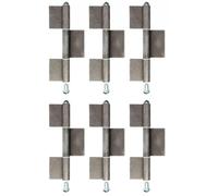 Gustav Alberts Bande de construction 260x50x Ø 16x80x100mm acier brut type KO8 en 3 parties - 414498