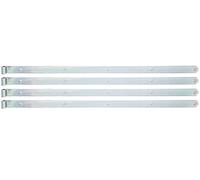 Gustav Alberts Paumelle de volet 1200x Ø 16x45mm acier brut galvanisé jaune - 314378