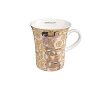 Gustav Klimt Goebel Die Erwartung 67-011-22-1 Tasse d'artiste en porcelaine, multicolore, dimensions : 13 x 10 x 11 cm
