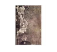 Gustav Klimt Philosophie Poster (1) Art sur toile Décoration murale Décoration d'intérieur moderne 50 x 75 cm