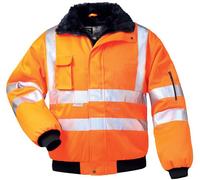 * Gustav * WS - Veste de Pilote Orange Norme EN 471/3, en 14058, en 340