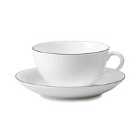 Gustavsbergs Porslinsfabrik Ensemble tasse à thé Nature rond Tasse à thé + soucoupe