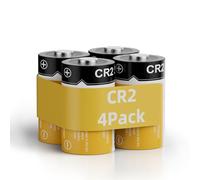 GutAlkaLi CR2 Lot de 8 piles au lithium 3 V 800 mAh à usage unique CR2 3 V pour flash, lampe de poche, appareil photo