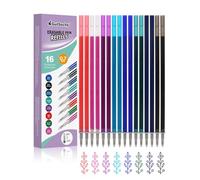 GutSache 16 mines de rechange effaçables colorées - Compatible avec Legami