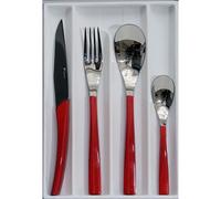 Guy Degrenne - Quartz rouge Menagere 24 pieces