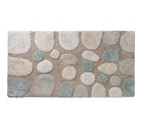 Guy Levasseur Tapis de Bain déco en Coton tufté Galet - Certifié Oeko-TEX Beige 50x80cm