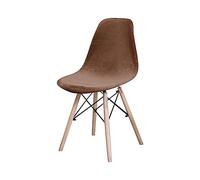 GUYIRT Housse Chaise Lot De 2 4 6, Velours Housse De Chaise Scandinave Antidérapant Lavable Housse pour Chaise De Salle à Manger Scandinave-café Noir-2 pièces