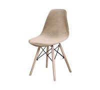 GUYIRT Housse Chaise Lot De 2 4 6, Velours Housse De Chaise Scandinave Antidérapant Lavable Housse pour Chaise De Salle à Manger Scandinave-Chameau-6 Morceaux