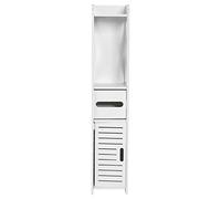 Guzziker Compact 7Shelf Cubby Organizer for Bathroom | Wood Bathroom Storage Unit, Roomy Interior, Sturdy Construction, Elegant Look