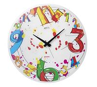 Guzzini 19590352-CN Horloge Murale « Number Time » Mix