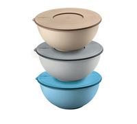 Guzzini 29260252 Lot 3 Récipients A/Couvercle Everywhere, Multicolore