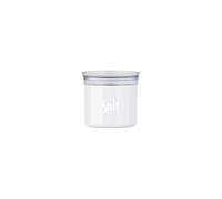 Guzzini - Bocal ovale fraîcheur avec inscription «Salt» - Blanc lait - 12,5 x 9,5 x H 12,5 cm - 500 cc - 274103156