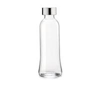 Guzzini, Bouteille En Verre 1 L.'100' Icons, Ø9,5 x h27 cm, Chromé
