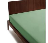 GUZZINI Classic - Drap Housse 175x200 Coton Percalle 100% Certifié OekoTex Frais Respirant, Surmatelas 2 Personnes 1 Pièce, Draps Housses Protège Matelas Haut 30cm et Angles Élastiques, Dessus de Lits
