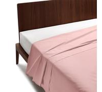 GUZZINI Classic - Drap Plat 2 Personnes 240x280 en 100% Coton Percalle Certifié OekoTex Frais et Respirant, Draps Housses Dessus de Lits pour Linge de Lit, Drap Housse Douce et Durable pour Lit Double