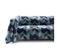 GUZZINI Classic - Housse de Canapé et Dessus de Lit 180x270 100% Coton Percalle Certifié OekoTex, Plaid Canape Grande Taille, Couverture de Protection Dessus de Lits et Couvre-Lits Housses Multi Usage