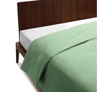 GUZZINI Classic - Housse de Couette 200x200 Coton 100% Percalle Certifié OekoTex Frais et Respirant, Sac Couette Lestée avec Rabat de 40 cm, Couverture Lestée Housses de Couettes pour Linge de Lit