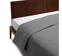 GUZZINI Classic - Housse de Couette 200x200 Coton 100% Percalle Certifié OekoTex Frais et Respirant, Sac Couette Lestée avec Rabat de 40 cm, Couverture Lestée Housses de Couettes pour Linge de Lit