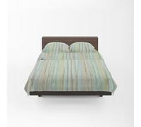 GUZZINI Classic - Parure de Lit avec 1 Drap Housse 125x200 Coton 100% Percalle Certifié OekoTex Frais Respirant Surmatelas Haut 30 cm, 1 Taie Oreiller 50x80 et 1 Drap Plat 180x280 pour Linge de Lit