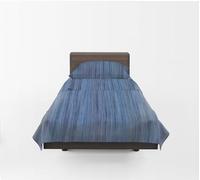 GUZZINI Classic - Parure de Lit avec 1 Drap Housse 90x200 Coton 100% Percalle Certifié OekoTex Frais Respirant Surmatelas Haut 30 cm, 1 Taie Oreiller 50x80 et 1 Drap Plat 160x280 pour Linge de Lit