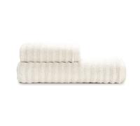 GUZZINI Classic - Serviette de Bain, Lot 2 Serviettes de Bain 100% Coton Certifié OekoTex avec 1 Drap de Bain Visage 60x110 et 1 Petit pour Bidet 40x60 Doux, Absorbant, Durable, Résistant aux Lavages