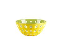 Guzzini - Conteneur 20 cm dans San 'Le Murrine' (Safran-Blanc-Vert nénuphar)