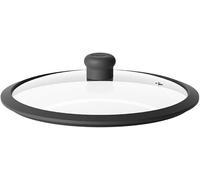 Guzzini - Cook&Color, Couvercle en Verre Bombé Ø16 cm pour Casseroles, Poêles, Sauteuses, Faitouts - Noir - 09687310