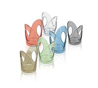 Guzzini - Feeling, Set de 6 Porte-Verres - Multicolore, 13 x 7 x h17 cm - 23020152