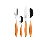 Guzzini Feeling Set De Couverts 24 Pièces Orange Transparent