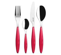 GUZZINI Feeling Set de couverts 24 pièces rouge transparent