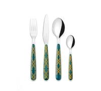 Guzzini - FUSION Set de 24 Couverts - Vert Émeraude - 28195069, Eméraude