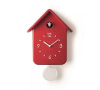 Horloge à coucou - GUZZINI - Rouge - Vintage - 30 cm - Silencieuse la nuit