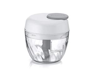 Guzzini - Kitchen Active Design, CHOP&Store, Coupe-légumes Manuel - Blanc, Ø 11,5 x h11 cm, 360 CC - 17060011