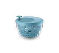 Guzzini - Kitchen Active Design, Spin&Store, Centrifugeuse à Salade avec Couvercle - Celeste Mat, Ø 26 x h19 cm - 170900134, Bleu