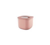 Guzzini - Kitchen Active Design, STORE&MORE BIO, Boîte Hermétique Haute pour Réfrigérateur/Congélateur/Micro-ondes (S) - Rose Fleur de Pêcher, 12,2 x 12,2 x h9,8 cm | 750cc - 170722251