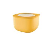 Guzzini - Kitchen Active Design, STORE&MORE BIO, Boîte Hermétique Haute pour Réfrigérateur/Congélateur/Micro-ondes (L) - Jaune Mangue, 19,5 x 19,5 x h12,3 cm | 2800 cc - 170724236