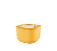 Guzzini - Kitchen Active Design, STORE&MORE BIO, Conteneurs hermétiques profonds pour réfrigérateur/congélateur/micro-ondes (M) - Jaune mangue, 16 x 16 x h10,7 cm | 1550cc - 170723236