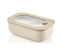 Guzzini - Kitchen Active Design, STORE&MORE Récipient hermétique rectangulaire pour réfrigérateur/congélateur/micro-ondes - Argile, 20x12xh7 cm | 900 cc - 17100079