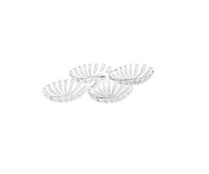 GUZZINI - Lot 2 Plats À Hors-D’Oeuvre "Dolcevita", Bio-Based Plastic, Mother of pearl, 6x22,5xh31, Blanc