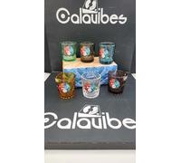 VANITY Ensemble de 6 Verres shot 66 ml en verre de couleur GUZZINI