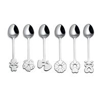 Guzzini Love Lot de 6 cuillères à café en Acier Inoxydable 18/10 Argenté 18