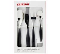 Guzzini, Ménagère 24 Pièces, 15,8 x 7,5 x h25,5 cm, Gris