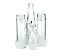 Guzzini, Ménagère De Table Bicolore, 18,5 x 14 x h24 cm