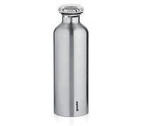 Guzzini - on The Go, Bouteille Thermique de Voyage Energy L - Acier, Ø 8 x h24 cm | 750cc - 11670363, Argent