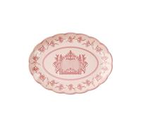 Guzzini - Petit plateau ovale en mélamine Josephine 'Table Decor' (Rose Poudre)