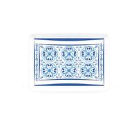 Guzzini - Plateau rectangulaire en mélamine avec poignées, couleurs variées, "BLUES"