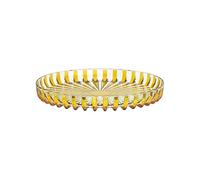 GUZZINI - Plateau Rond "Dolcevita", Bio-Based Plastic, Amber, 31x31xh3,5