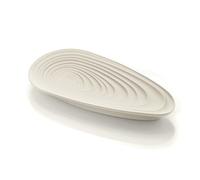 Guzzini - Eco-Kitchen, KEEP CLEAN, Repose-cuillère, Repose-couverts, Matériau recy lanc lait, 25x12,5xh 3 cm - 179900156