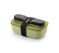 Avocado green LUNCH BOX AVEC COUVERTS DE VOYAGE 'STORE&GO' "ON THE GO"